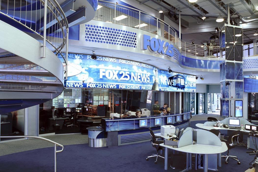 WFXT Newsroom Set in 2003
